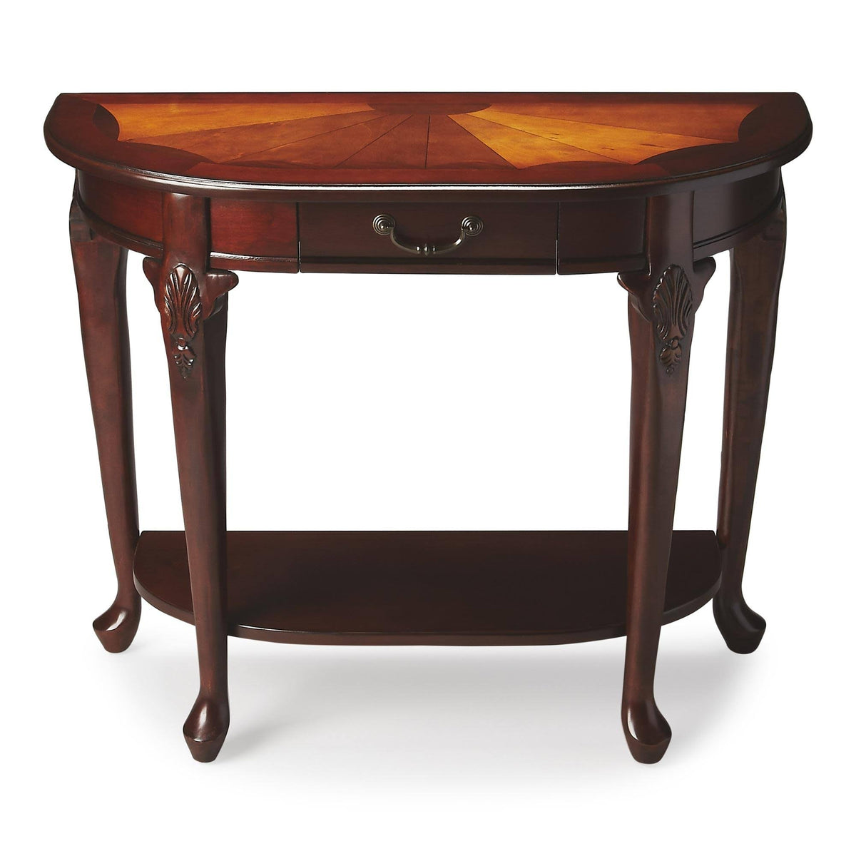 Dark Brown Console Table L146