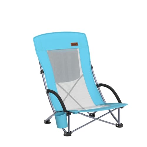 Set of 2 Orange Beach Chair with Cooler and Carry Bag P4796