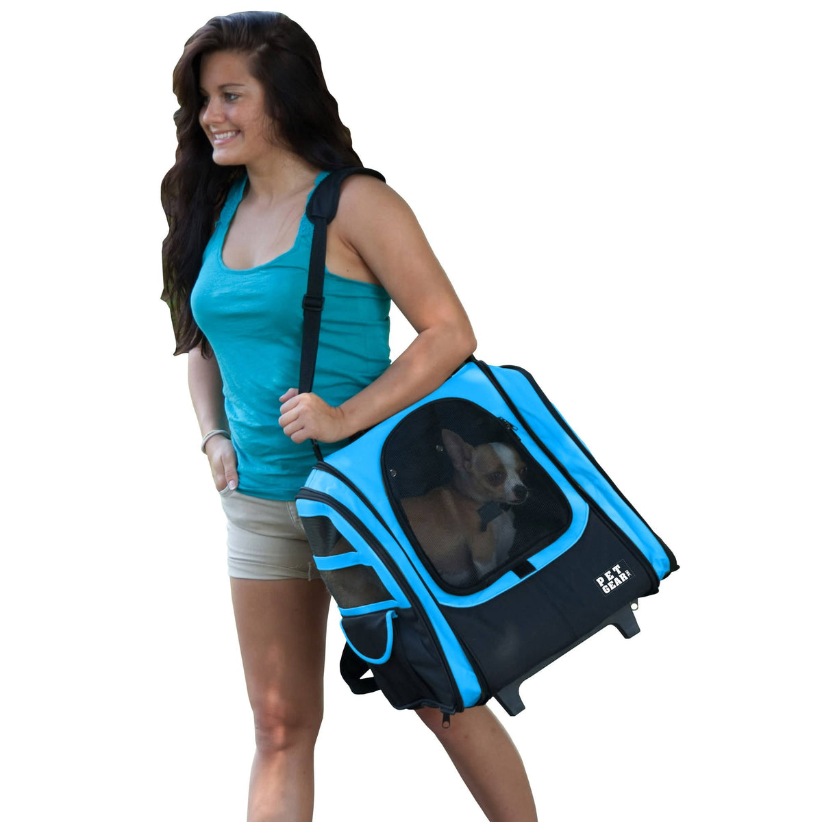 Ocean Blue Pet Carrier L1936