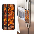 Red Maple Leaves Refrigerator Door Handle Cover, Set of 4 W987