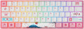 60% Wired Hotswap Mechanical Gaming Keyboard with RGB Backlight, Dye Sublimation PBT Keycaps, NKRO Programmable (Gateron Orange Switch, 61 Keys) Y6894