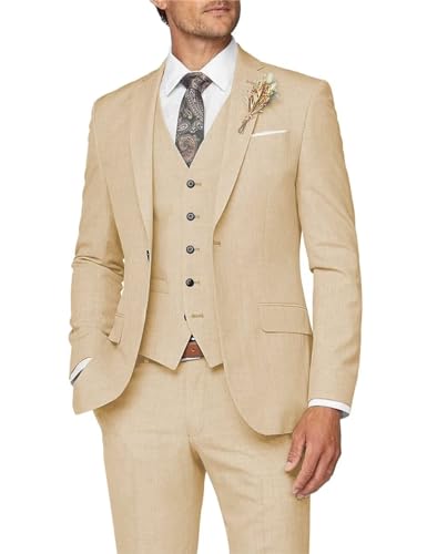 Mens 3 Piece Slim Fit Suit Y6648