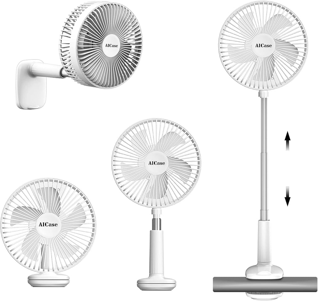 Folding Portable Telescopic Floor USB Desk Fan I247824