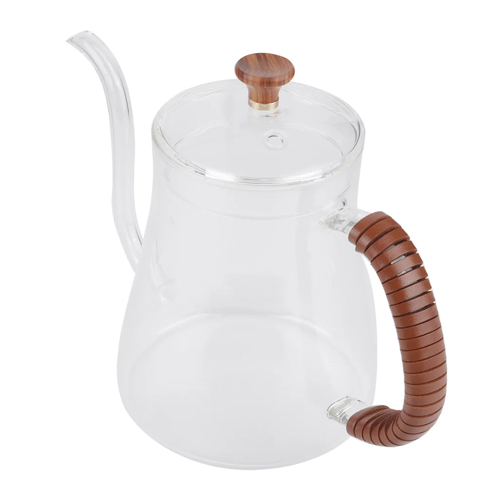 Thickened Glass Gooseneck Coffee Kettle 600ML E615802