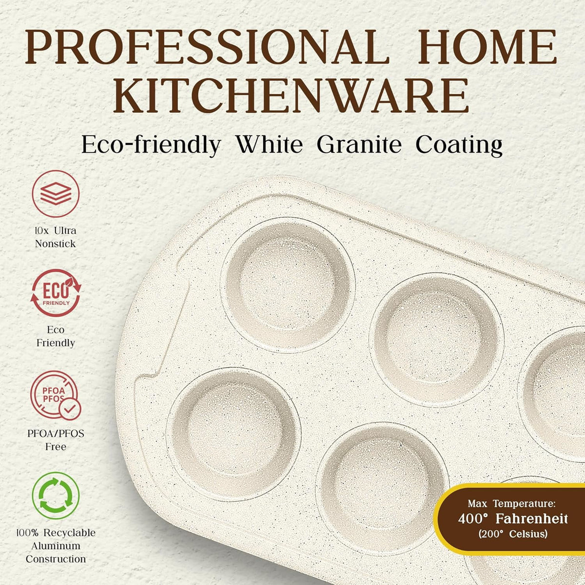 20-Piece Granite Non-Stick Kitchen Cookware Set C640