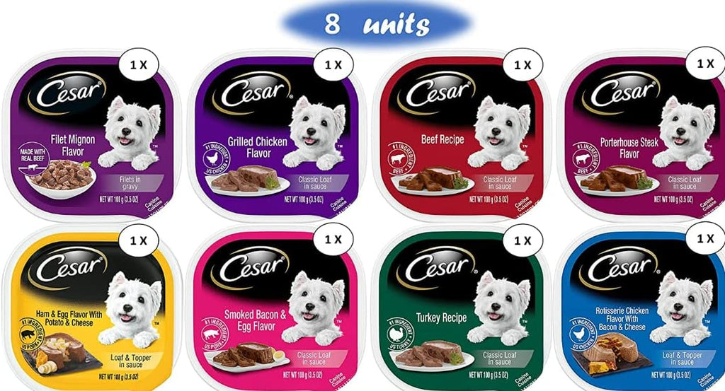 3.5 Ounce Wet Dog Food Bundle Pack of 8 E2574