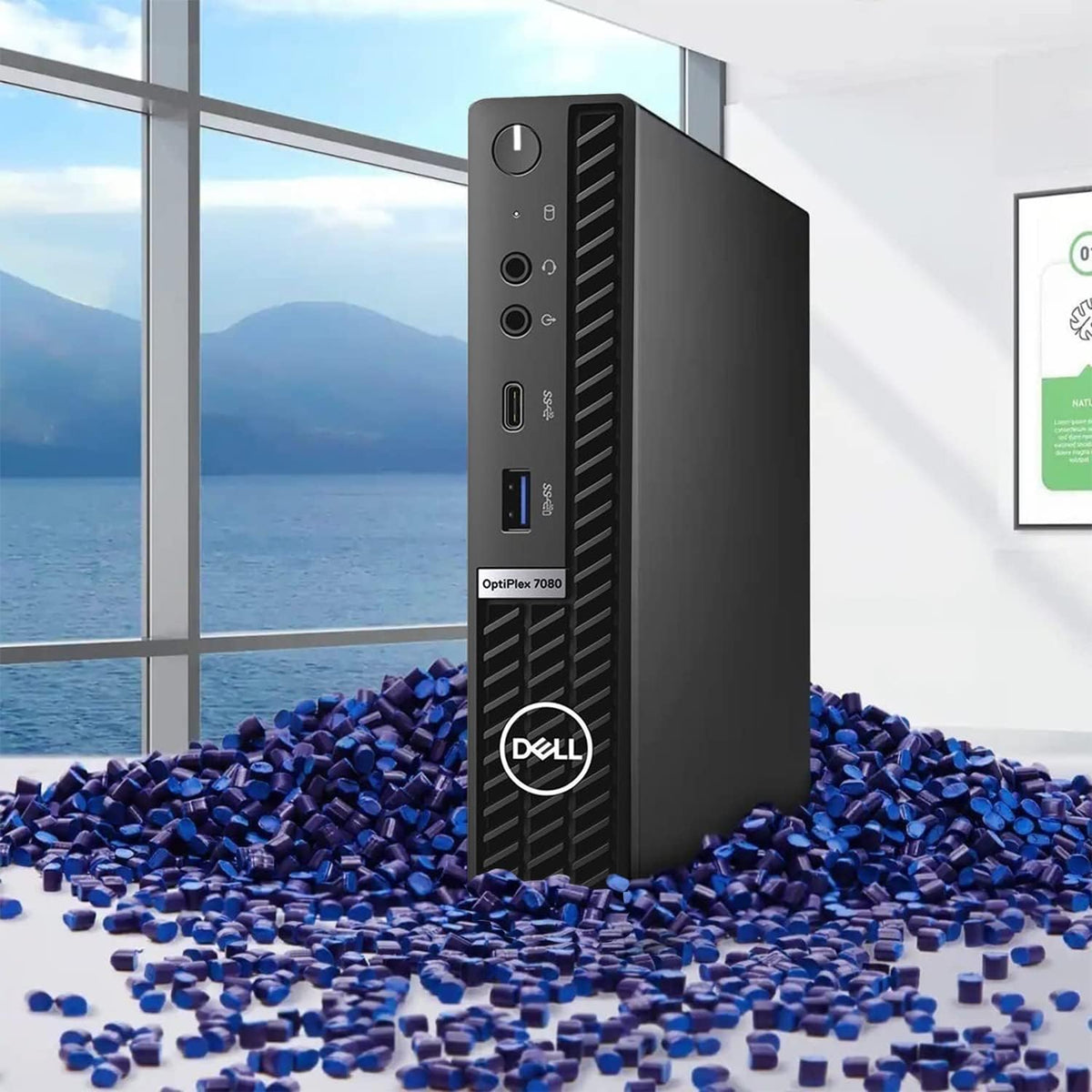 Dell OptiPlex 3080 Micro Form Factor Business Desktop, Intel Core i5-10500T, 16GB DDR4 RAM, 512GB SSD, WiFi, HDMI, Bluetooth, Windows 10 Pro W97058