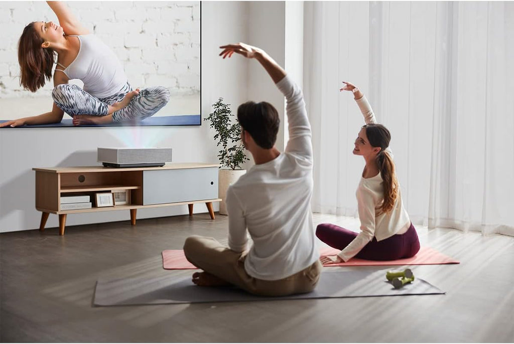 White UHD 4K DLP Ultra Short Throw Laser Projector D280