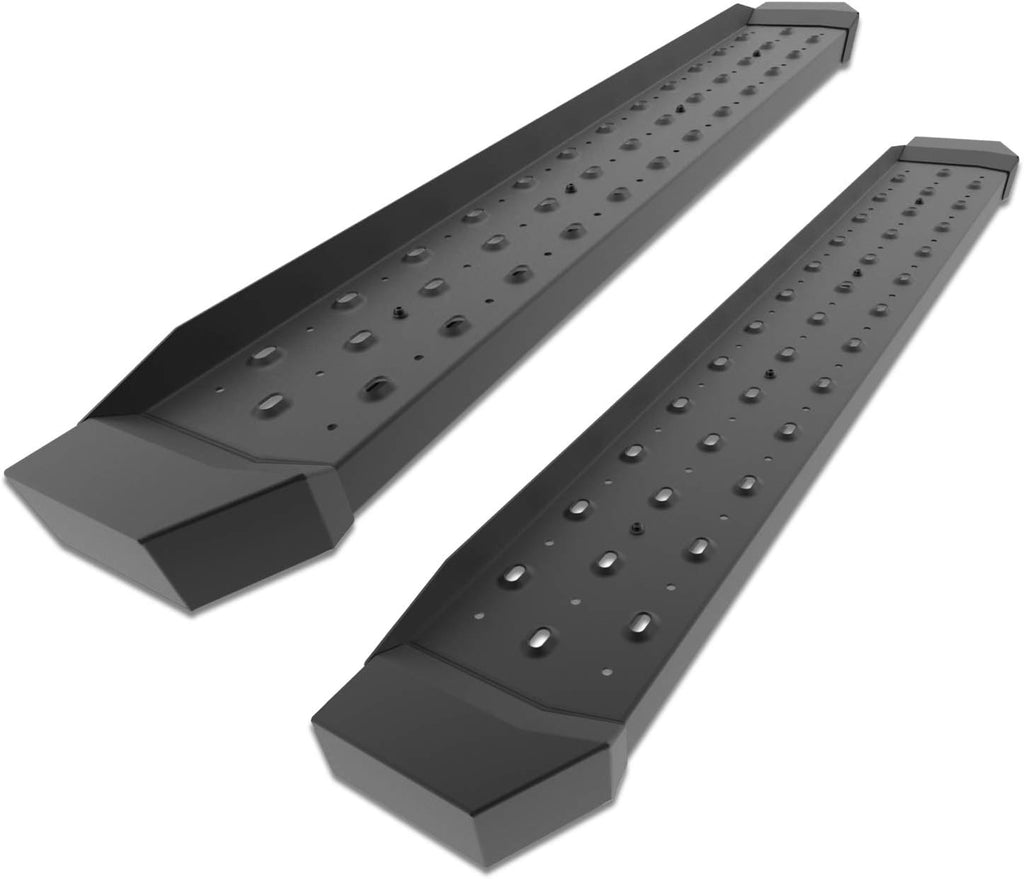 Black Steel Running Boards 2pcs S544346