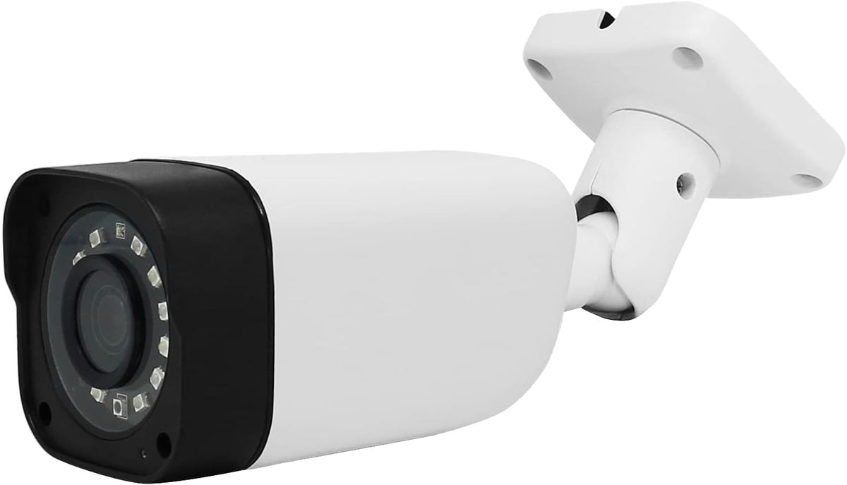 4K 8MP PoE IP Bullet Camera, 3.6mm Fixed Lens, H.265, IP66 Waterproof L521