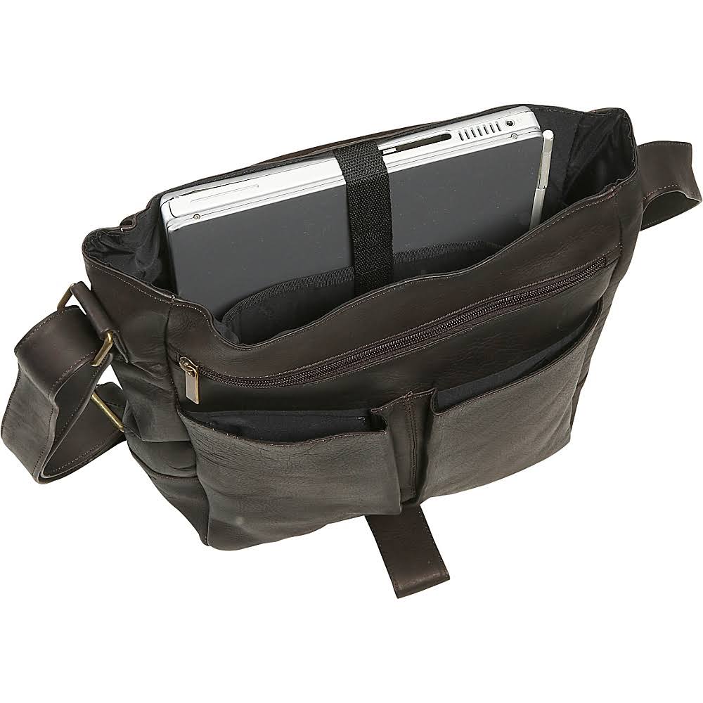 Black Vertical Laptop Messenger Z1289
