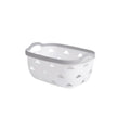 White Plastic Basket with Handles (3, Small) J838209