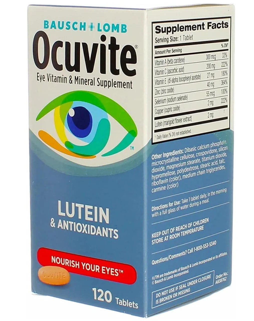 120 Tablets with Lutein Tablets T84166