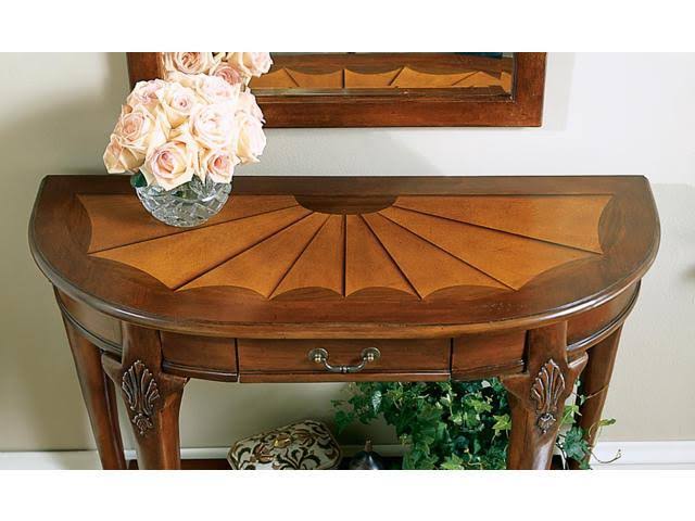 Dark Brown Console Table L146