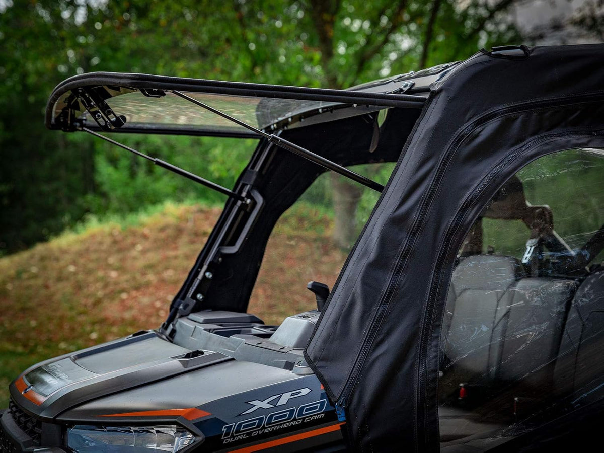 Soft Cab Enclosure Doors - 1 Pair of Front Doors - Resistant to Water, Punctures, and Tears I250692