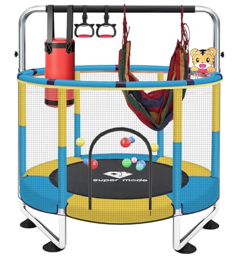 5FT Toddler Trampoline with Enclosure Net W2732