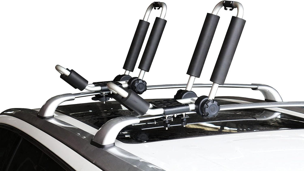 Folding Kayak Rack J-Bar Carrier with Ratchet Straps Pack of 2 Y5703
