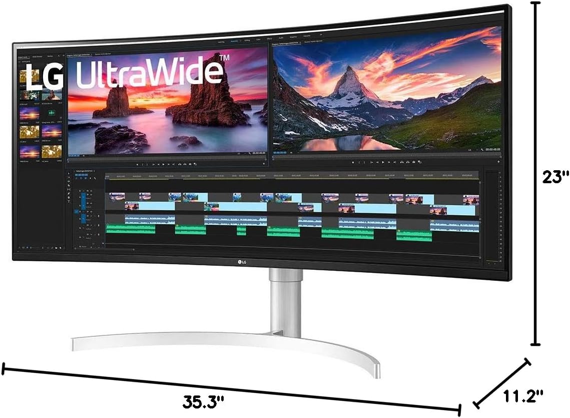 38” QHD+ Nano IPS Curved UltraWide Monitor with Thunderbolt 3 Port K536