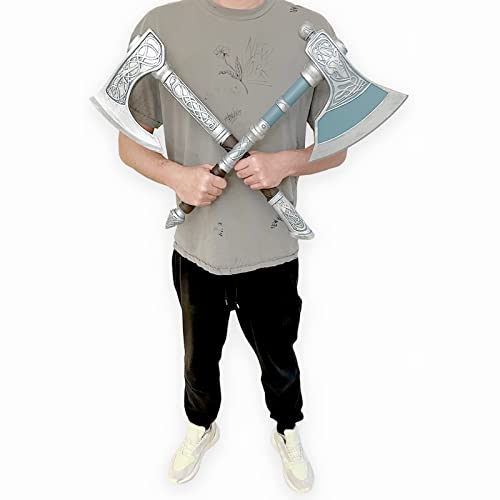23.5 Inch Foam Viking Axe Set V9140