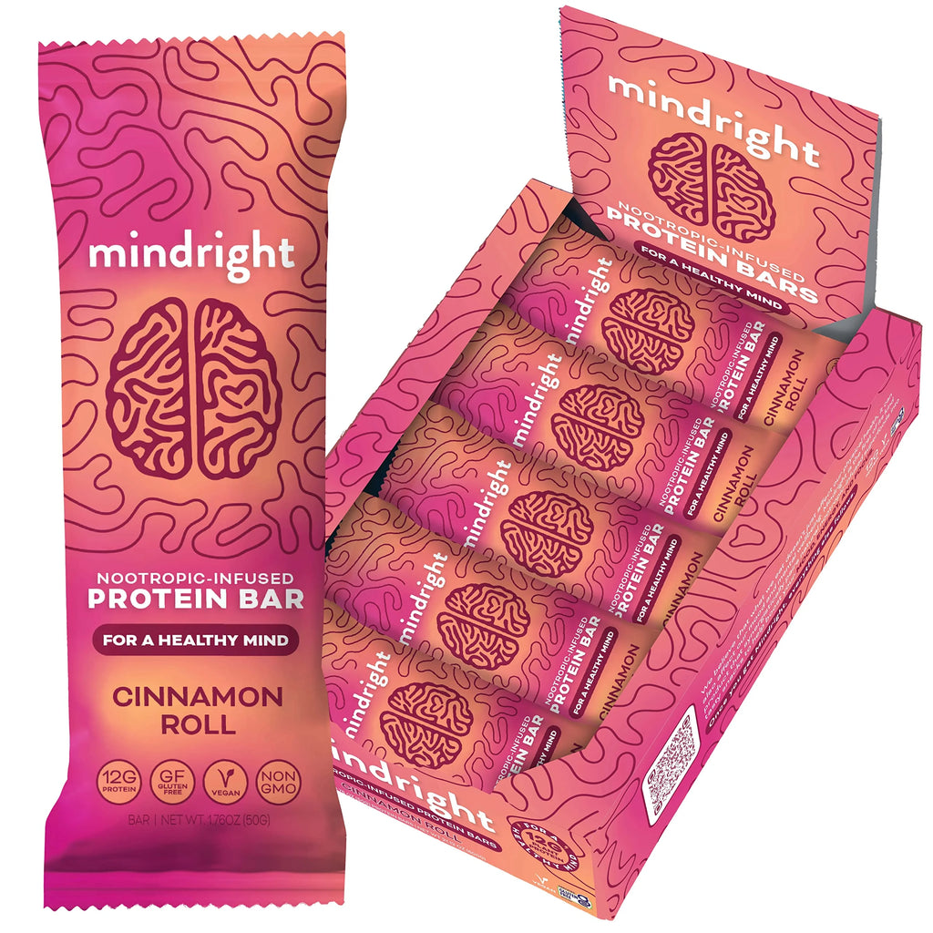 Cinnamon Roll Vegan Protein Bars 12 Pack L414445