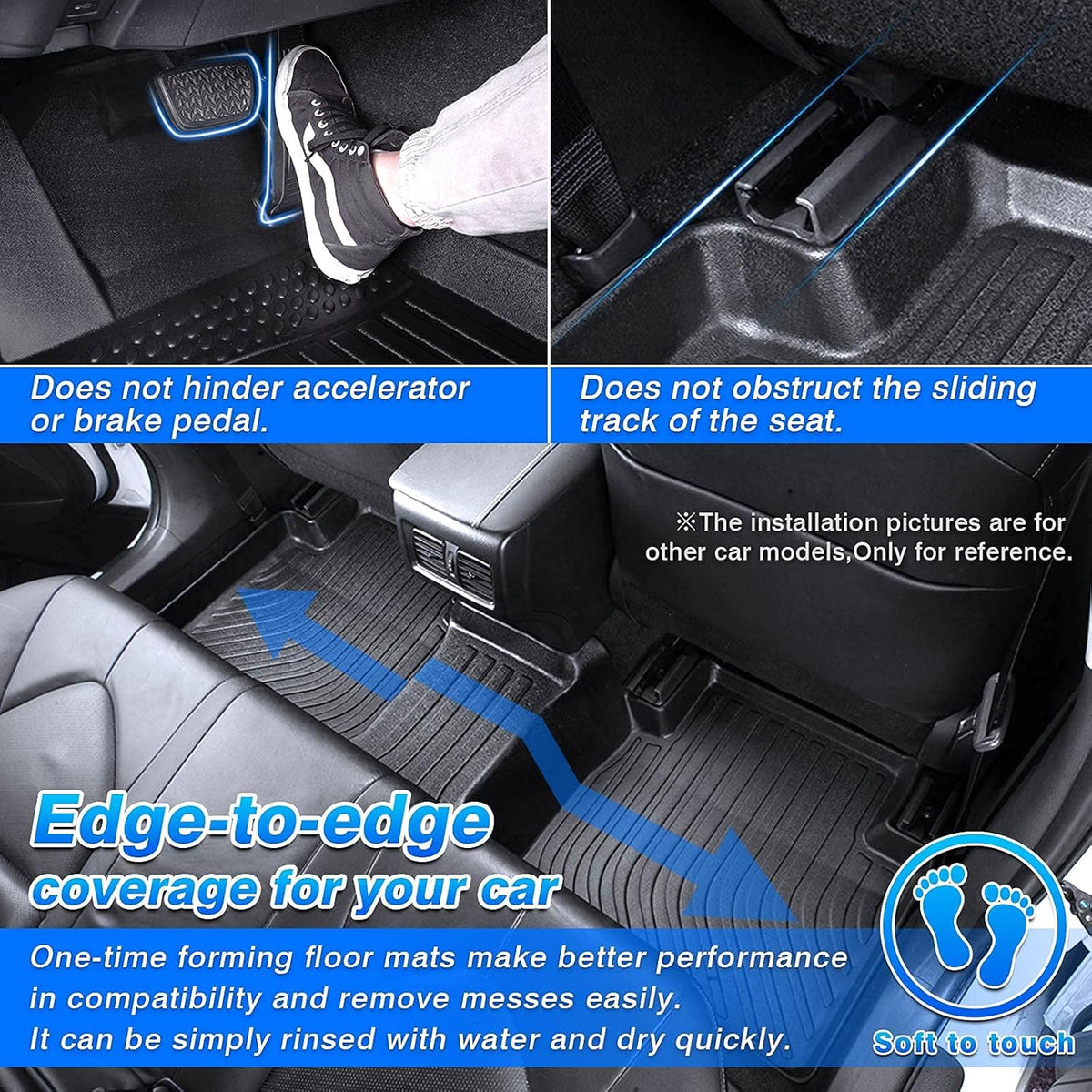 Custom Fit All Weather Floor Liners F7386