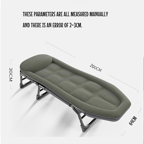 3 in 1 Folding Camping Cot Bed, 5 Positions Adjustable Patio Chaise Lounge Chair W3550