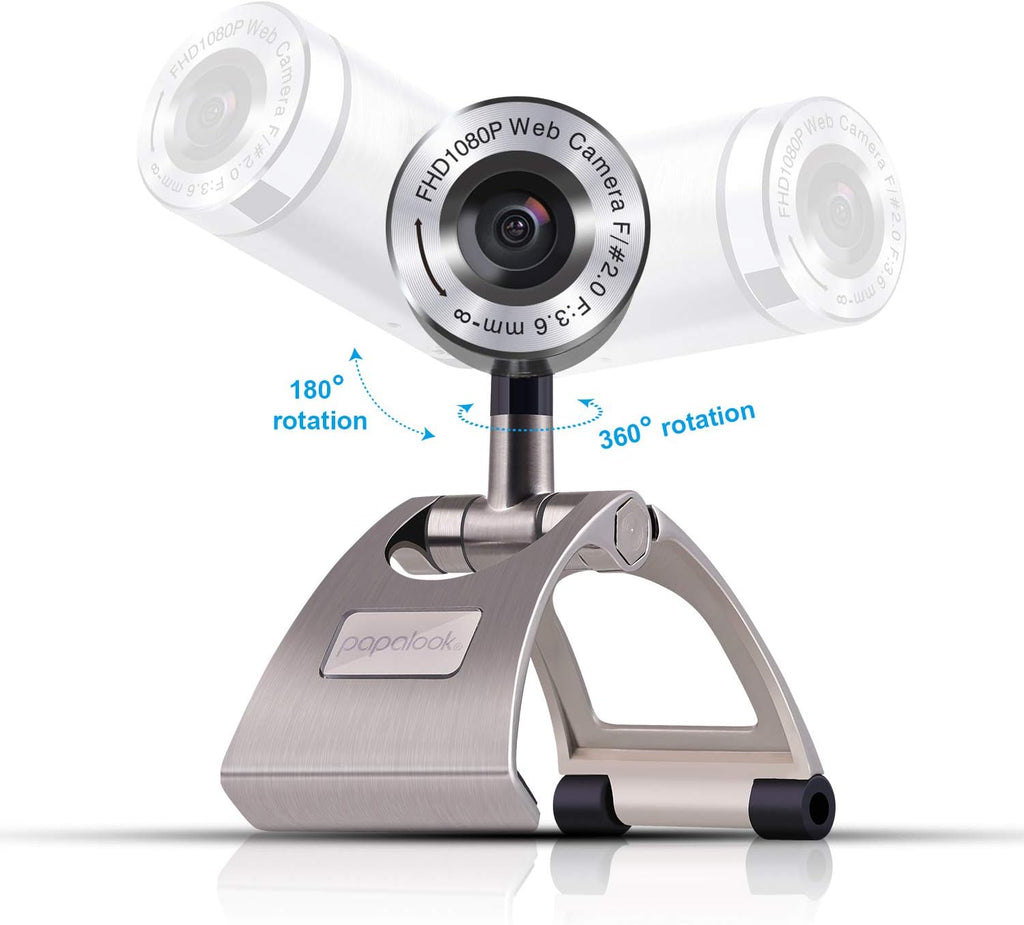 Full HD 1080P Webcam with Built-in Mic J38074
