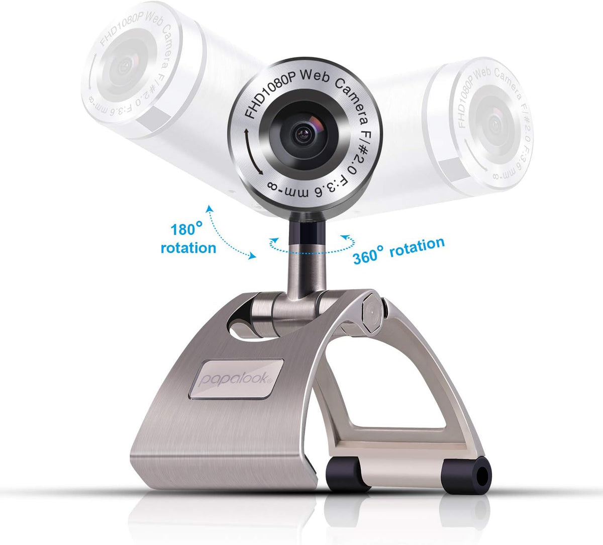 Full HD 1080P Webcam with Built-in Mic J38074