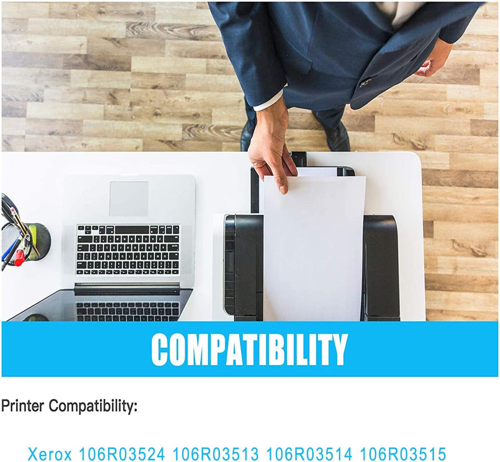 Remanufactured Toner Cartridge Replacement 4-Pack J6948