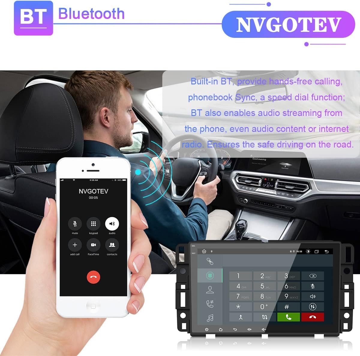 Android Car Radio Stereo with 7inch Touch Screen M242