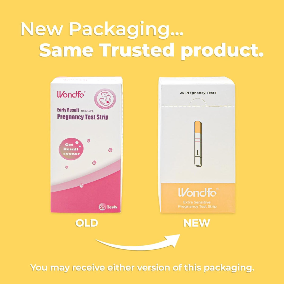 25 Packs Early Result Pregnancy Test Strips V694125