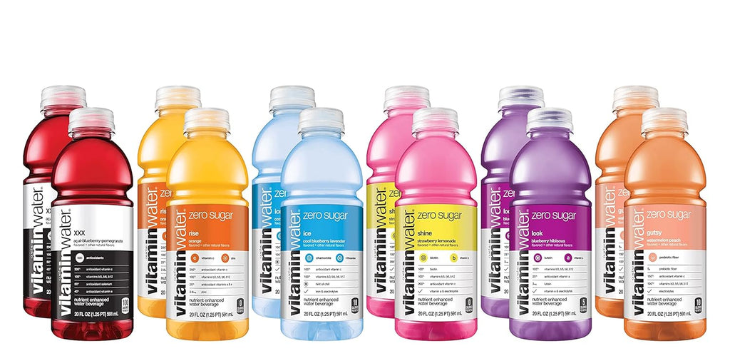 ZERO Sugar Flavored Drinking Water with Vitamins, Pack of 12 O614457
