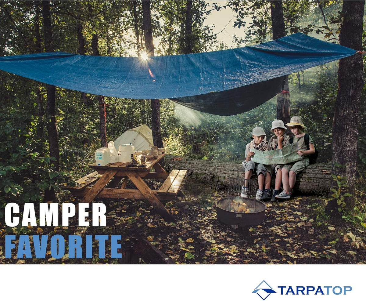 30X40 Waterproof Multi-Purpose Poly Tarp Blue A66161