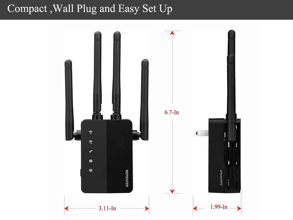 WiFi Repeater Dual band 1200Mbps M4064