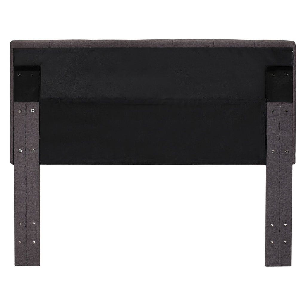 Gray Upholstered Full/Queen Headboard D8935