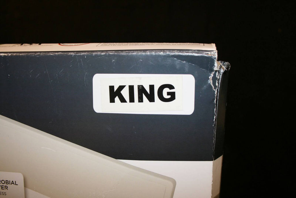 2.5-inch Serene Foam Mattress Topper, King, White D399288