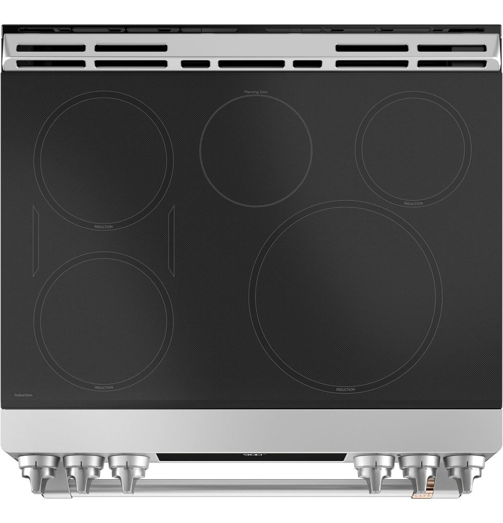30" Wide 5.7 Cu. Ft. Slide In Electric Induction Range - Stainless Steel H88738