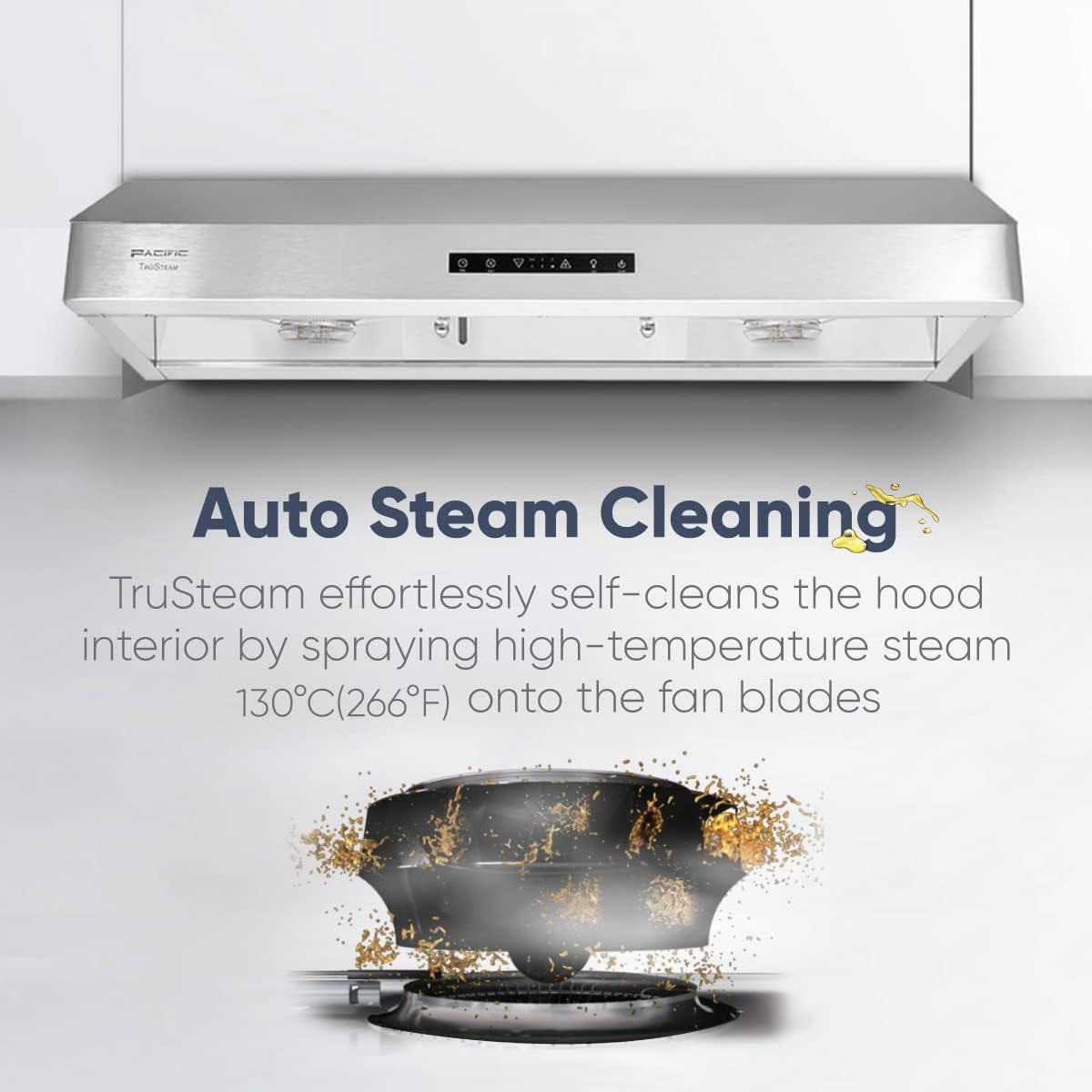30 Under Cabinet Hood, 900+ CFM, Stainless Steel S66214
