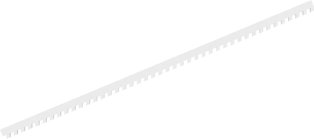 White PVC Dentil Trim G574