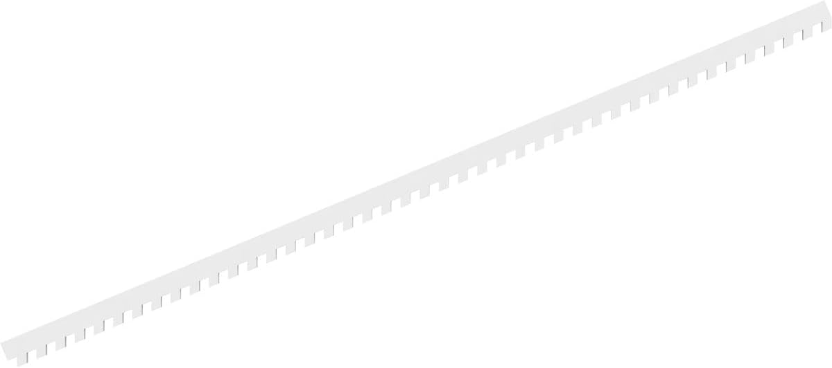 White PVC Dentil Trim G574
