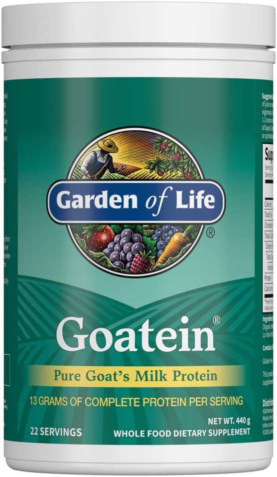 Goat Protein Powder, 22 Servings, 15.5 Ounce Pack of 2 V385490