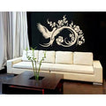 Floral Wall Decal Light Pink 71in x 47in Y4871