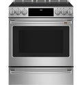 30" Wide 5.7 Cu. Ft. Slide In Electric Induction Range - Stainless Steel H88738