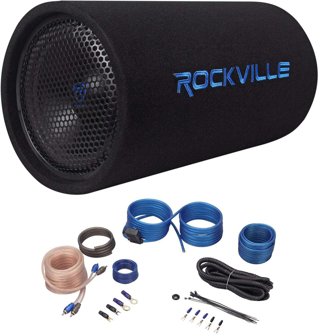 10" 500w Powered Subwoofer Bass Tube with Remote W21740