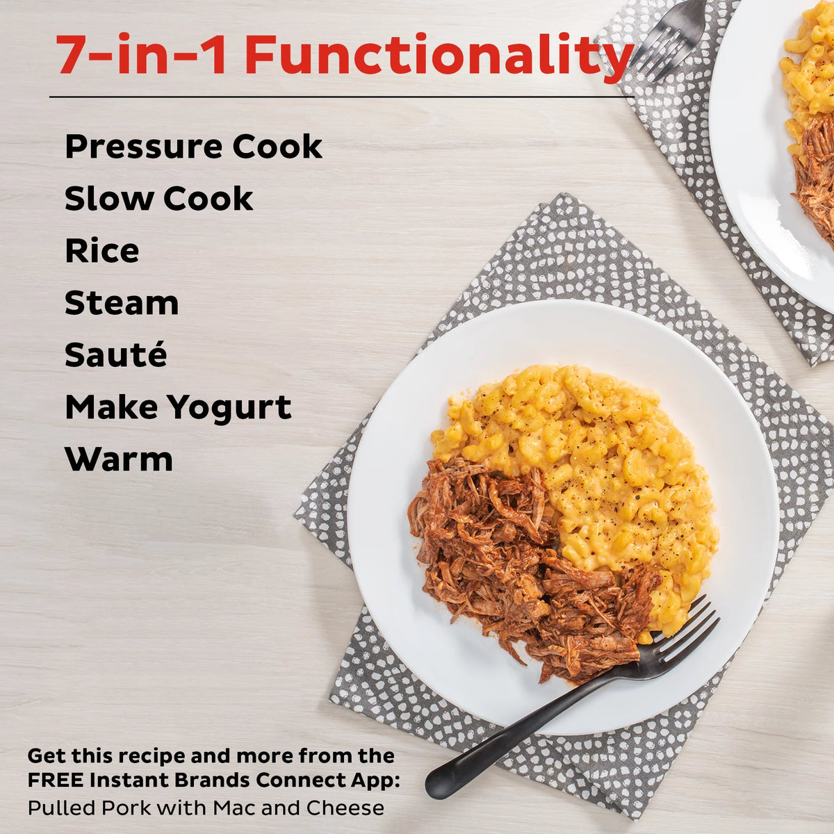 7-in-1 Electric Pressure Cooker, Stainless Steel, 8 Quart B44058
