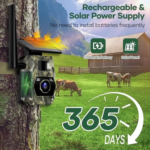 48MP WiFi Bluetooth Night Vision Game Camera with 32GB Micro SD Card Y6633