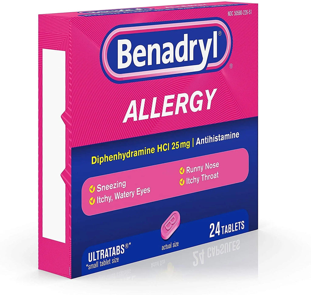 Antihistamine Cold & Allergy Relief Tablets, 24 Ct F774
