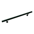 Aluminum Wall Handrail with Mounts, 13& Length, Evergreen U64843