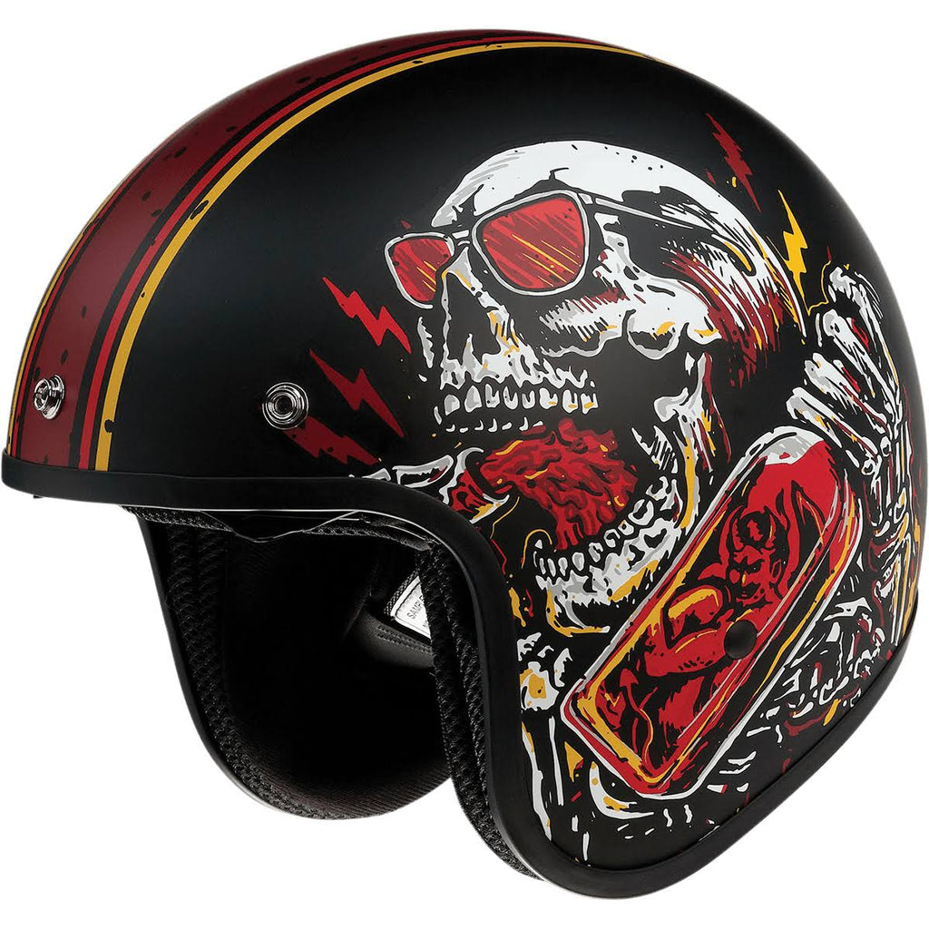 Black/Red Saturn Helmet M9211
