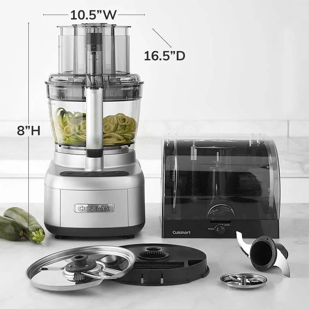 13-Cup Food Processor with Spiralizer and Dicer W394385